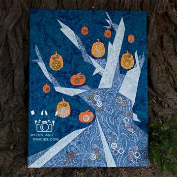 Halloween Witch Tree quilt pattern Shop Whims And Fancies Soma Acharya