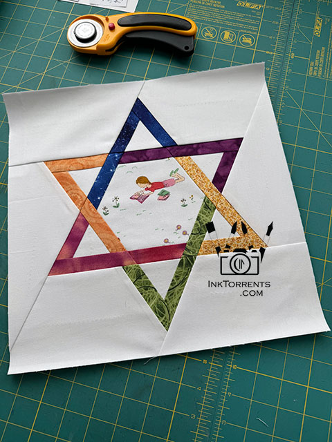 Harmony Star quilt pattern by Soma Acharya InkTorrents Graphics @ InkTorrents.com